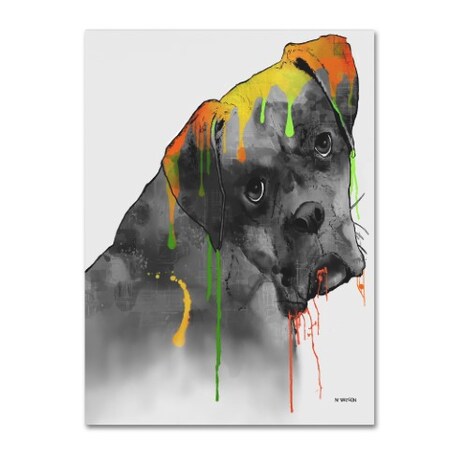 Trademark Fine Art Marlene Watson 'Boxer' Canvas Art, 18x24 MW0010-C1824GG